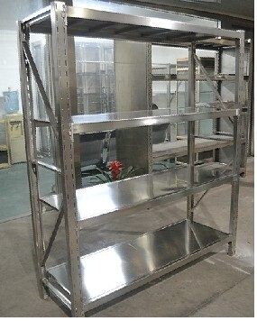 不锈钢仓储货架（四层）